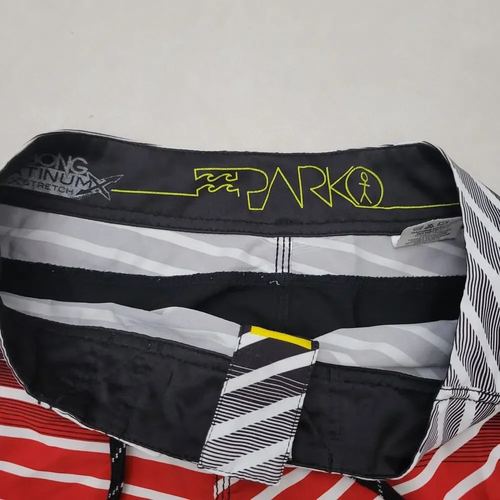 Y2k Billabong Board Shorts Platinum Quad X Stretch Park Mens Size 30